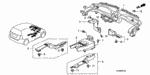 91560SLA003 - Interior/Bumper: CLIP, GARNISH (SEAL) for Honda Image