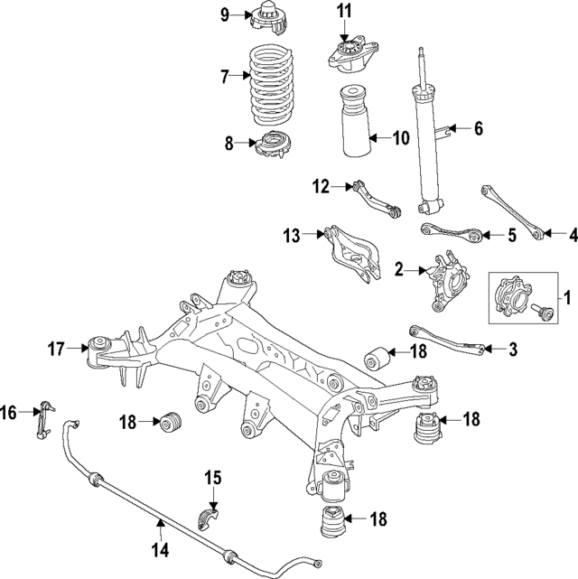 52272WAA01 - Suspension: Cross-member Bushing for Toyota Image
