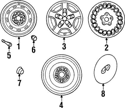 Wheels for 2001 INFINITI Q45 #0