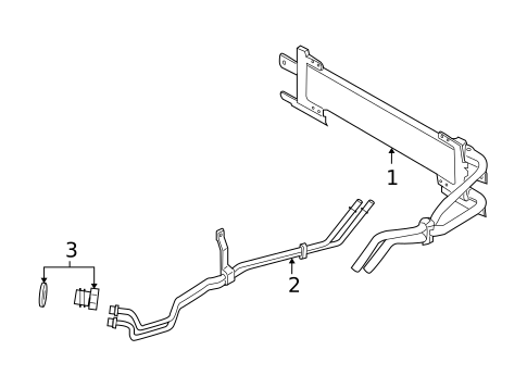 Oil Cooler for 2010 Ford Mustang #0