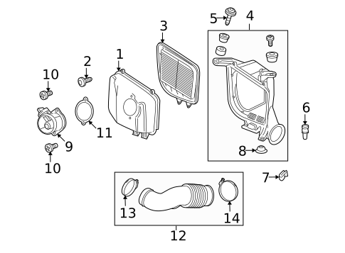 Filters for 2009 Cadillac SRX #0