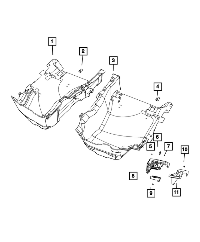 6DB06DX9AC - Interior Trim: Front Floor Carpet for Mopar Image