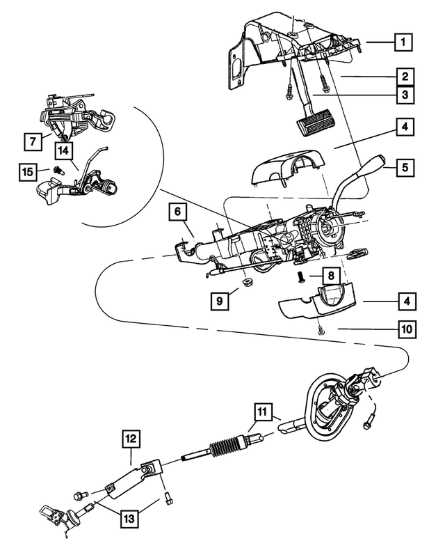 6507599AA - Steering: Hex Head Bolt for Mopar Image image
