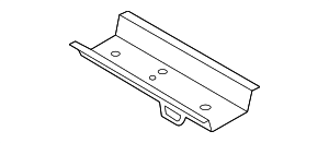DV6Z17112B78A - Body: Floor Pan Cross-Member Bracket for Ford Image