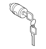 F86321PM0A - Body: Cylinder &amp; Keys for Nissan Image