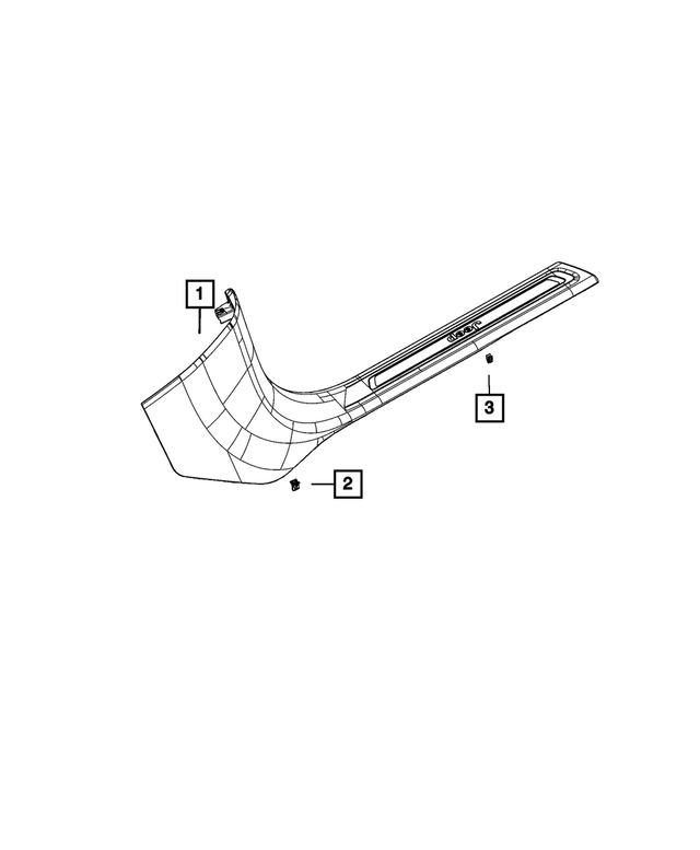 « 6XC75TX7AC –  : Protection Plaque, Côté Gauche pour Mopar Image »