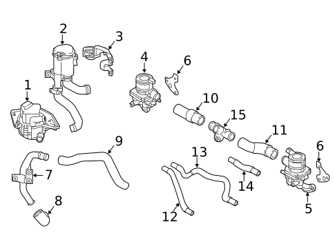 Secondary Air Injection System for 2019 Nissan GT-R #0