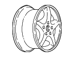 9592392 - Suspension: Wheel, Alloy for Pontiac: Montana, Trans Sport Image