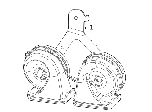 Horn for 2024 Jeep Wagoneer L #0