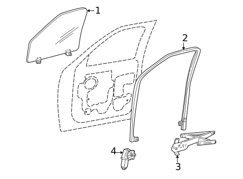 Rear Door for 2002 Ford Expedition #1