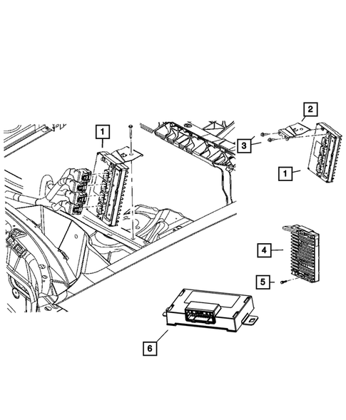 Keys, Modules and Engine Controllers for 2010 Dodge Charger #4