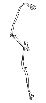 LR071974 - Brakes: ABS Sensor for Land Rover: Discovery Sport, Range Rover Evoque Image