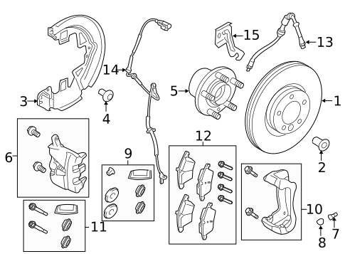 Disc Pads & Brake Shoes for 2018 Land Rover Range Rover Evoque #0