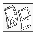 8890255280 - Body: Door Shell for Isuzu Image
