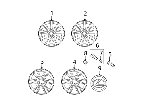 Wheels for 2005 Lexus ES330 #0