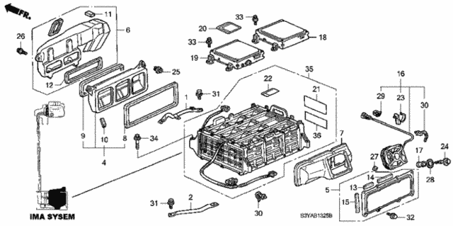 IMA Battery - Ecu for 2006 Honda Insight #0