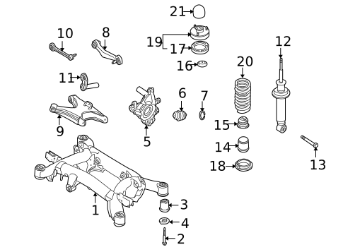 Rear Suspension for 2002 BMW Z8 #0