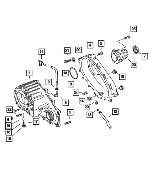 Case and Related  Parts for 2007 Dodge Dakota #0