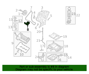 24820-3C100 - Tensioner Arm 2006-2014 Kia | Kia.Parts Store