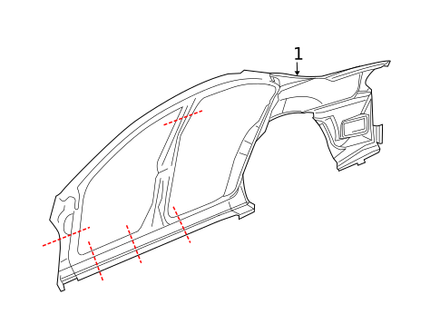 Uniside for 2008 Pontiac Grand Prix #0