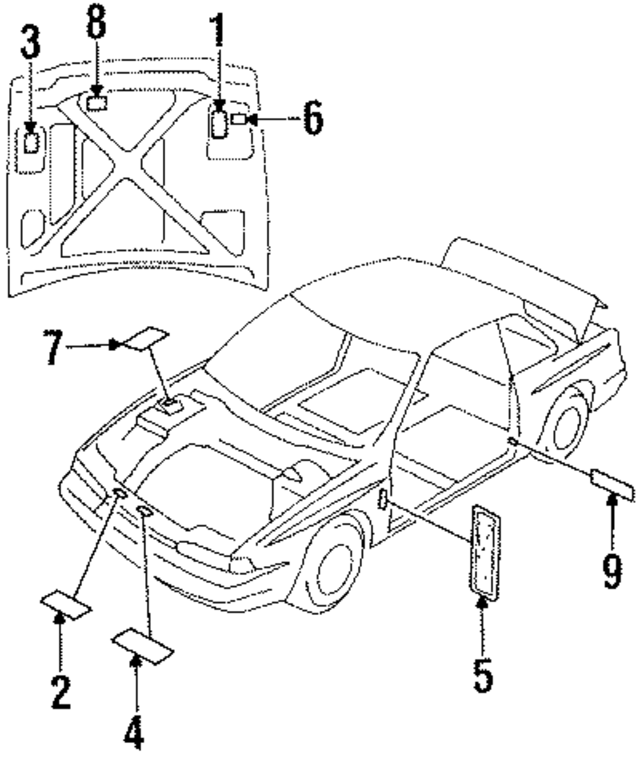 17277PL2660 - Body: Vacuum Diagram for Acura Image