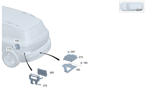Control Modules and Relays in Load Compartment for 2022 Mercedes-Benz GLS450 #0