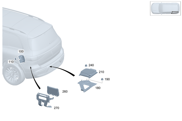 1675407023 - Electrical Equipment and Instruments: Fuse Box for Mercedes-Benz: GLE350, GLE450, GLE450e, GLE53 AMG, GLE580, GLE63 AMG S, GLS450, GLS580, GLS63 AMG, Maybach GLS600 Image image