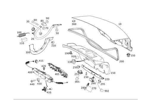 Trunk Lid for 2013 Mercedes-Benz E400 #0