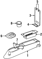 4599162 - Body: Hinge for Chrysler: Concorde, LHS, New Yorker, Prowler | Dodge: Intrepid Image