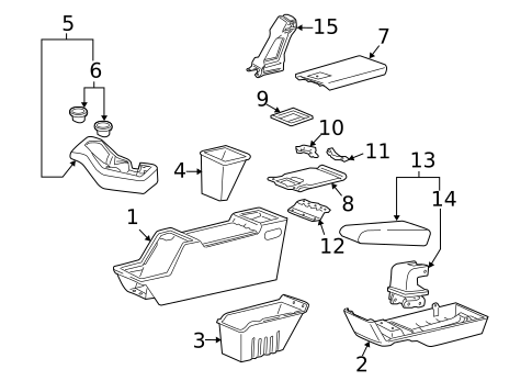 Console for 1999 Ford Ranger #0