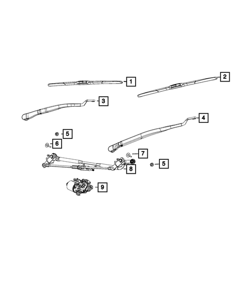 Wiper and Washer System for 2020 Jeep Grand Cherokee #6