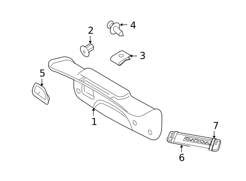 Interior Trim - Trunk for 2009 Volvo S80 #0