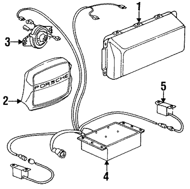 944347989068YR - Electrical: Driver Air Bag for Porsche Image
