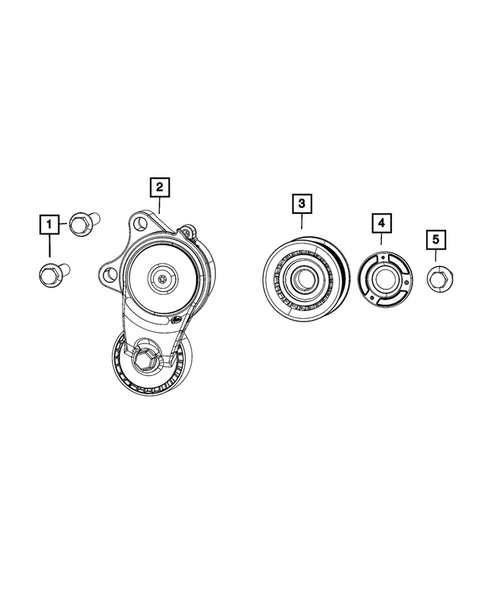 Pulleys and Related Parts for 2022 Jeep Wrangler #0