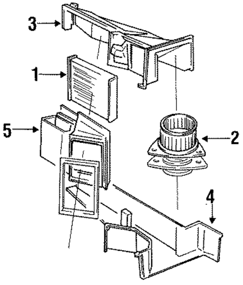 Blower Motor & Fan for 1985 Volvo 760 #0