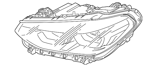 絵縁 63117466122 - 2018-2021 BMW Headlamp Assembly (63-11-7-466