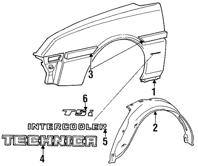 MB296004 - Body: Fender for Mopar Image