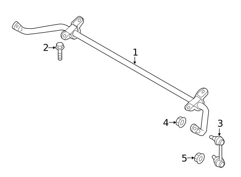 Stabilizer Bar & Components for 2016 BMW M5 #3