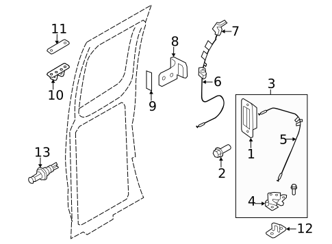 Hardware for 2011 Ford E-150 #1