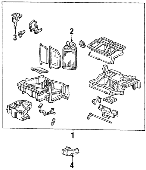 Heater for 1995 Honda Odyssey #0