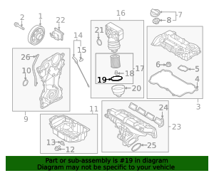 26331-2J000 - Engine Oil Filter Gasket 2021-2026 Kia | Kia.Parts Store