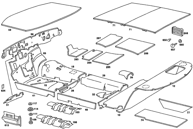 1169870744 - Chassis Sheet Metal: Stopper Washer for Mercedes-Benz: 190D, 190E, 450SE, 450SEL Image image