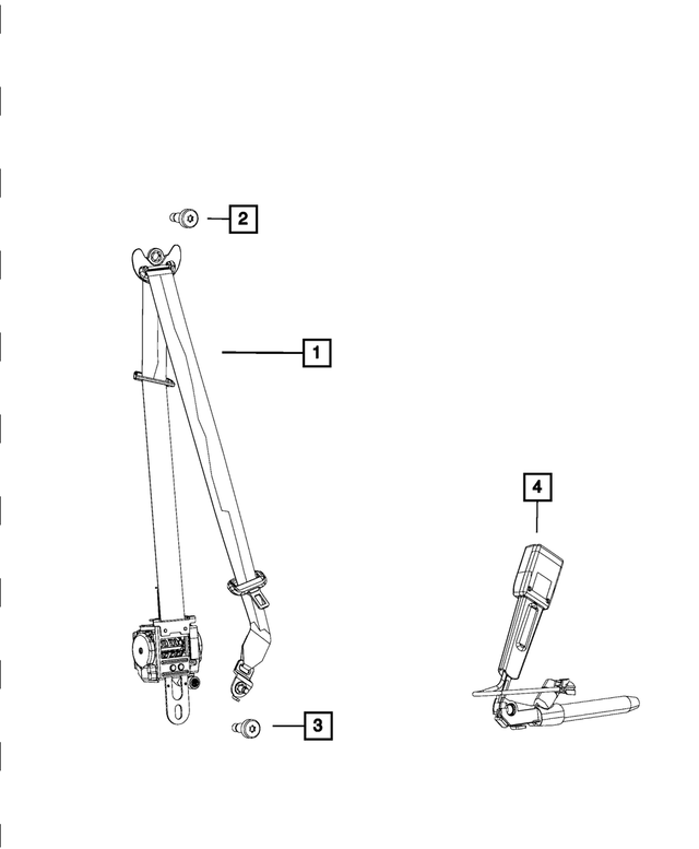 1SG571R5AK - Restraints: Front Seat Belt, Left for Mopar Image image