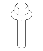 6101946 - Body: Defroster Duct Screw for Chrysler: 200, 300, Aspen, Pacifica, Sebring, Voyager | Dodge: B1500, B2500, B3500, Challenger, Charger, Charger Daytona, Dart, Durango, Magnum, Ram 1500, Ram 1500 Van, Ram 2500, Ram 2500 Van, Ram 3500, Ram 3500 Van, Stratus, Viper | Jeep: Cherokee, Commander, Compass, Grand Cherokee, Grand Cherokee L, Grand Wagoneer, Grand Wagoneer L, Patriot, Wagoneer, Wagoneer L, Wrangler, Wrangler JK | Ram: 1500 | SRT: Viper Image