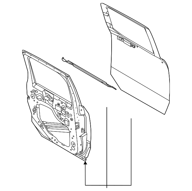 SZ6Z-2624630-A - Door Shell 2022-2026 Ford Maverick | Ford Parts