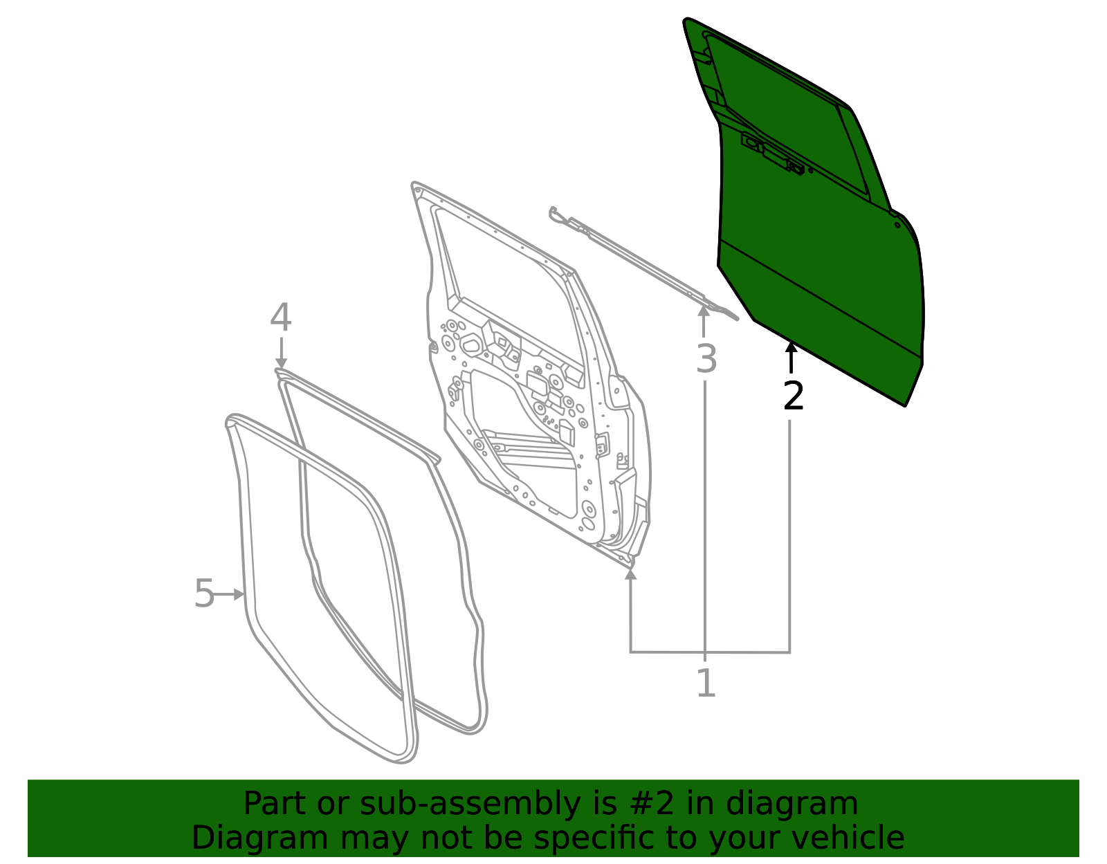 NZ6Z-6024700-B - Panel Assembly Door Outer 2022-2026 Ford Maverick