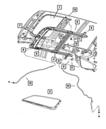 5183172AA - Body Sheet Metal Except Doors: Sunroof Glass Seal for Mopar Image