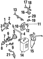 1821358B21 - : Oxygen Sensor for Suzuki Image