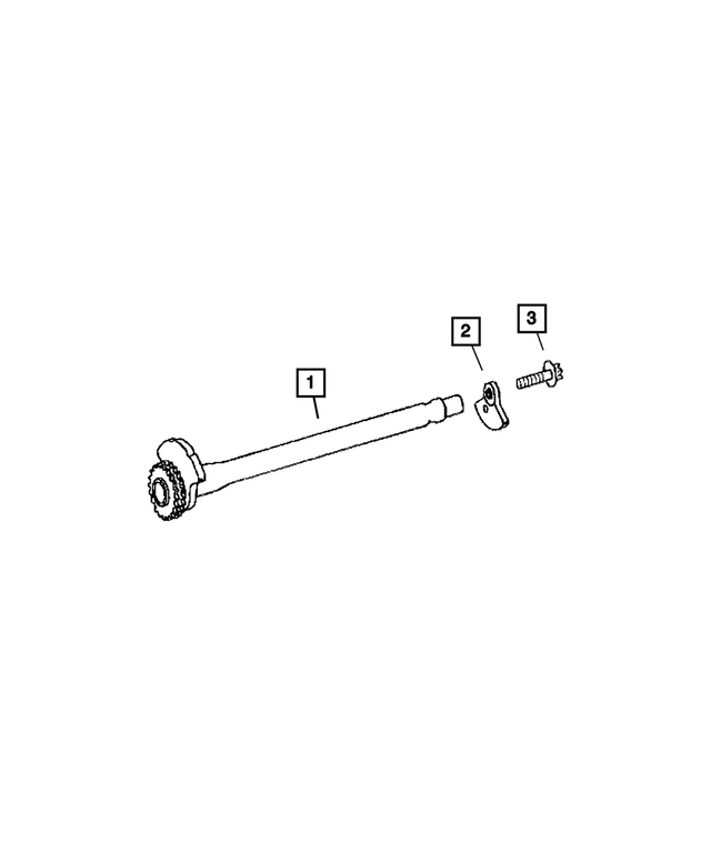 68005580AA - Engine 3.5L Six Cylinder: Balance Shaft Counterweight for Mopar Image