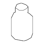 8219133010 - Body: Hood Bumper for Hyundai Image